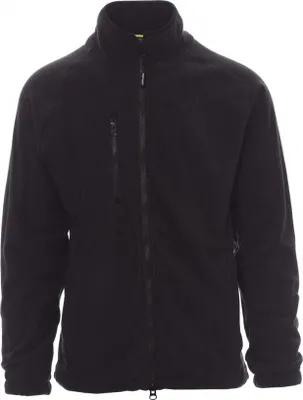 Produktbild von PAYPER NORWAY Fleecejacke mit Reißverschluss und Taschen, warm, atmungsaktiv, für Arbeit und Freizeit schwarz M