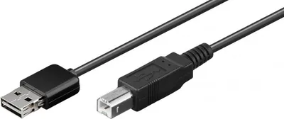 Produktbild von Goobay 1.8m USB2.0-A/USB2.0-B, 1,8 m, USB A, USB B, USB 2.0, Männlich/Männlich, Schwarz