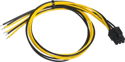Produktbild von Akyga ATX PCI-E Stromkabel PCI Express 6 Pin Grafikkarte Stecker Ersatz 45 cm