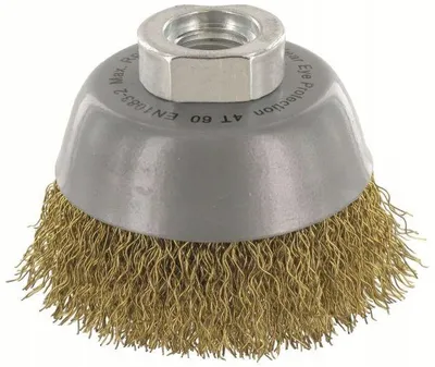 Produktbild von ABRABORO Anbaubürste 60 mm M14 Messingdraht
