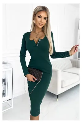 Imagen del producto de Vestido NUMOCO 441-1, color verde, talla S