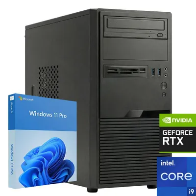 Produktbild von Intel Core i9 - RTX 5060 - 32 GB DDR4 - 1000 GB SSD - WLAN - Bluetooth - CD/DVD - SD/MicroSD - Windows 11 Pro (COMPUGEAR X208-40367)