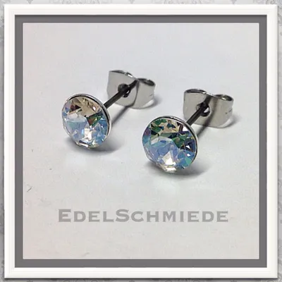 Produktbild von Ohrstecker Modeschmuck (Stift = Titan) m Swarovski
