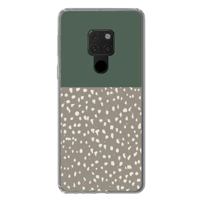 Produktbild von MuchoWow® Handyhülle Schutzhülle Hülle für Huawei P40 Lite Polka dot - Grün - Muster Silikon Softcase Handy Hülle - Handy