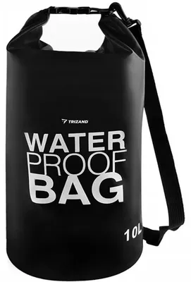 Produktbild von Trizand 23565, wasserdichter Beutel, 10 Liter, schwarz