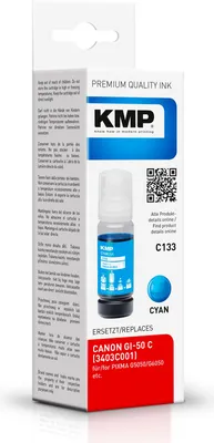 Produktbild von KMP C133, Cyan, 70 ml, 1 Stück(e), 7700 Seiten
