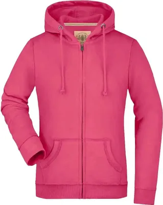 Produktbild von Damen-Sweatshirt James & Nicholson Vintage Hoody Pink