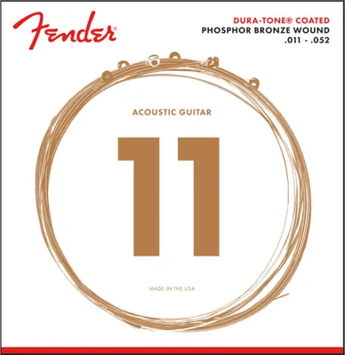 Image de Fender 860CL Phosphor Bronze 11-52 Acoustic Guitar Strings