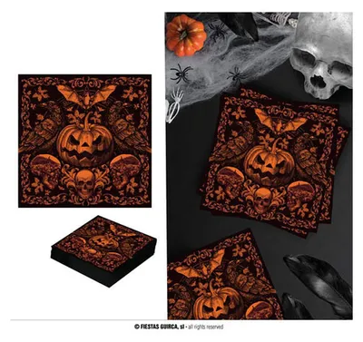 Produktbild von Halloween Servietten 20 Stk16x16cm