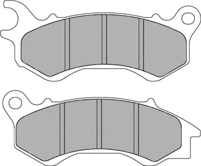 Produktbild von FERODO RACING Bremsbeläge Satz Vorne Bremsklötze für HONDA MOTORCYCLES SH FDB2256EF