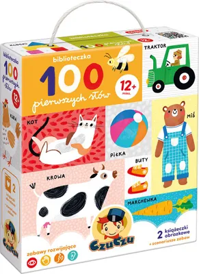 Produktbild von CzuCzu Biblioteczka 100 pierwszych slow 1+