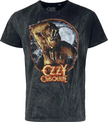Produktbild von Ozzy Osbourne T-Shirt Herren Logo Bark anthrazit L