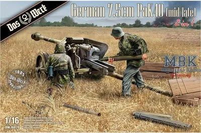Produktbild von Das Werk Dw16020 7,5Cm Pak40 (1:16)