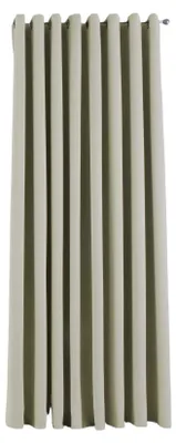 Obrázek produktu pro Neprůhledné termoizolační závěsy s poutky - béžové - 225x295 cm
