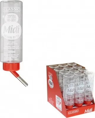 Produktbild von Bunny Trinkflasche 600 ml Nippeltränke Tränke Kaninchentränke Nagertränke Wasserspender Classic de Luxe