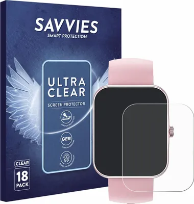 Produktbild von 18x Für Ucani S80K 1.83" Schutzfolie Savvies Displayschutz Display Schutz Folie Klar Transparent