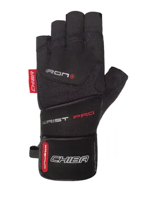 Produktbild von Chiba 42146 Iron Plus II (Black) S - Fitness-Zubehör - Handschuhe