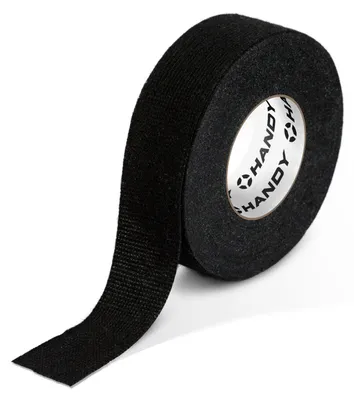Productafbeelding van Zelfklevende textielband, zwart, 15 m × 19 mm - Kabelbindband voor auto en installaties - Geluidsabsorberend, slijtvast en hittebestendig - Geschikt voor binnen- en buitengebruik [11070]
