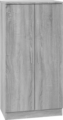 Image de vidaXL Armoire à chaussures Gris Sonoma 55x35x108 cm Bois composite