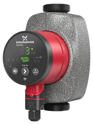 Obrázek produktu pro Vysoce účinné oběhové čerpadlo Grundfos ALPHA2 25-60 180 mm 1x230 V G1_1/2 DACH, 1 ks.