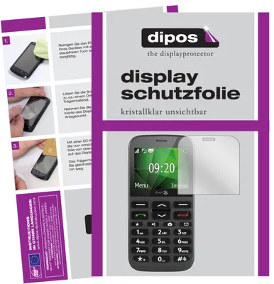 Produktbild von 6x Schutzfolie für Doro 1370 klar Displayschutzfolie Folie Display Schutz dipos