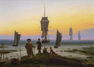 Produktbild von Kunstkarte Caspar David Friedrich "Die Lebensstufen"