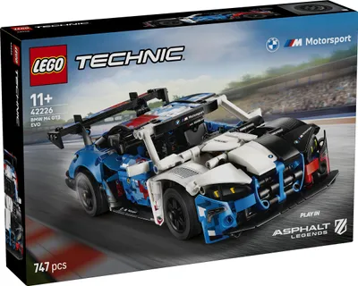 Productafbeelding van LEGO Technic BMW M4 GT3 EVO racewagen - modelbouwspeelgoed met V6-motor, stuurinrichting en deuren die open kunnen - een cadeau voor jongens vanaf 11 jaar en jonge mensen die van autosport houden - 42226