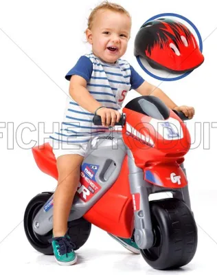 Produktbild von FEBER 800008171, Drücken, Motorrad, 3 Jahr(e), 2 Rad/Räder, Schwarz, Grau, Rot, Not for children under 36 months