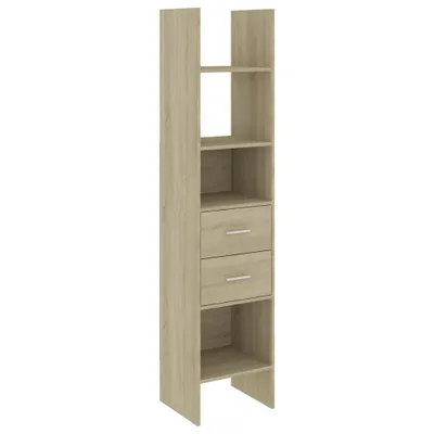 Produktbild von vidaXL Bücherregal Sonoma-Eiche 40x35x180 cm Holzwerkstoff