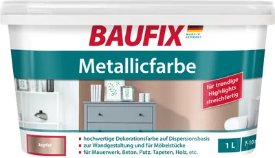 Produktbild von BAUFIX Metallicfarbe kupfer