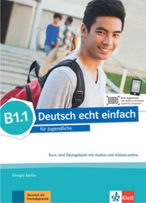 Obrázok produktu pre Deutsch echt einfach B1.1. Kurs- und Übungsbuch mit Audios und Videos online