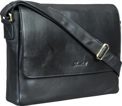Produktbild von Benthill Messenger Herren Damen Leder | Laptoptasche aus echtem Leder | Schultertasche aus hochwertigem Rindsleder | Vintage Tasche