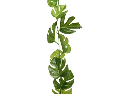 Produktbild von Künstliche Monstera Girlande 15x180cm grün