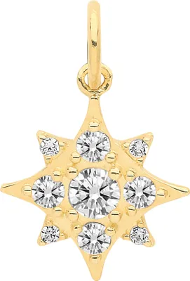 Image de Pendentif Femme Or 375/1000 avec Oxyde de Zirconium - 20mm*14mm; TRS28212