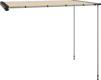 Produktbild von Outsunny Sonnensegel Wohnwagen 1,6 x 2,5m ausziehbare Auto Markise für SUV Khaki