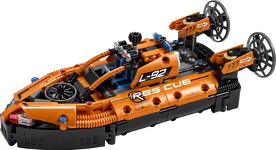 A LEGO Technic hovercraft toy.