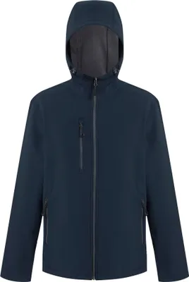 Produktbild von Regatta Professional - Pánska dvojvrstvová softshellová bunda RG10787 (3XL) (námornícka modrá/stredne šedá)
