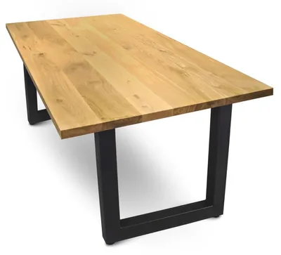 Produktbild von Massivholztisch gerade Kante 180cm x 85cm