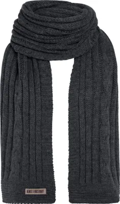 Produktbild von Knit Factory Elin Schal - Anthrazit - 200x50 cm
