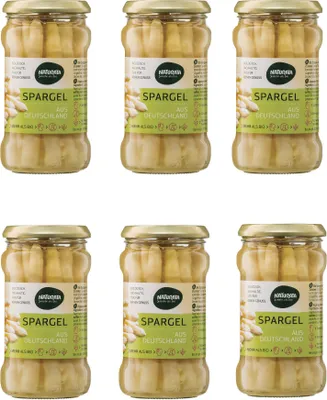 Produktbild von Naturata  Spargel, weiß (6 x 280 gr)