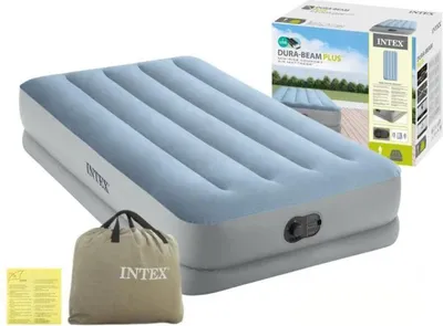 Obrázek produktu pro INTEX Nafukovac postel PILLOW REST RAISED AIRBED s USB pumpou