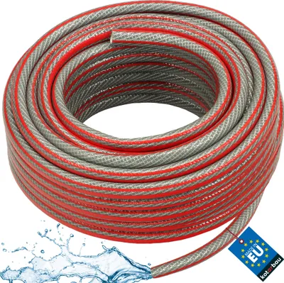 Obrázok produktu pre KOTARBAU® Záhradná hadica 1/2" 50 m 6-vrstvová sivá profesionálna na zavlažovanie rastlín
