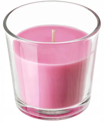 Produktbild von IKEA Duftkerze im Glas Kirschduft, ca. 25h Brenndauer