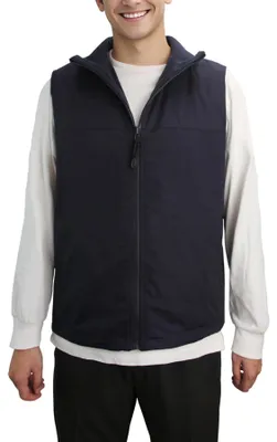 Immagine prodotto di Omgoods - Gilet da uomo in cotone e pile, reversibile, con tasche