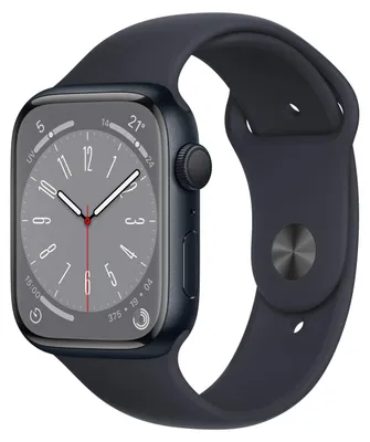 Immagine prodotto di Apple Watch Series 8 GPS 41mm Cassa in Alluminio Mezzanotte con Cinturino Sport Band Mezzanotte Regular