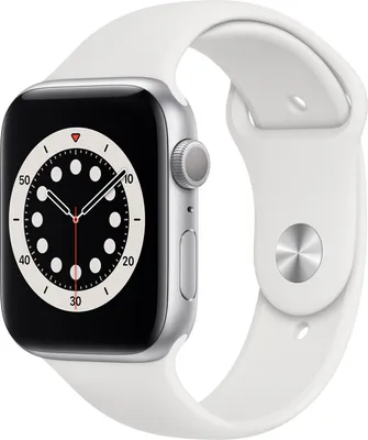 Produktbild von APPLE Watch Series 6 44mm GPS only Aluminumgehäuse - / Farbe:silber