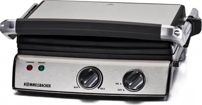 Produktbild von Kontaktgrill KG 2020, variable Anwendungsmöglichkeiten, 5-fache Höhenverstellung, stufenlose Temperaturregelung, antihaftbeschichtete Grillplatten, Fettablauf, 2000 Watt