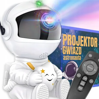 Obrázok produktu pre LED projektor hviezdnej oblohy pre astronautov, 8 režimov, nočná lampa, diaľkové ovládanie, automatický časovač
