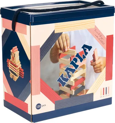 Image de KAPLA boîte 120 rouge,rose bleu foncé 0