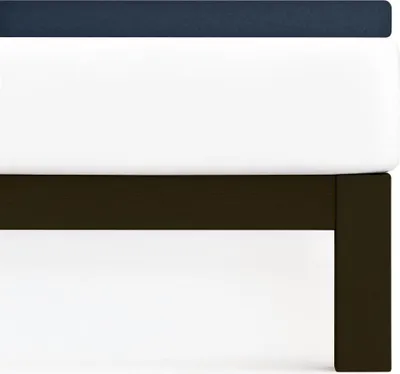 Produktbild von Traumschlaf Flausch Frottee Topper Spannbettlaken 120x200 cm - 130x200 cm marine